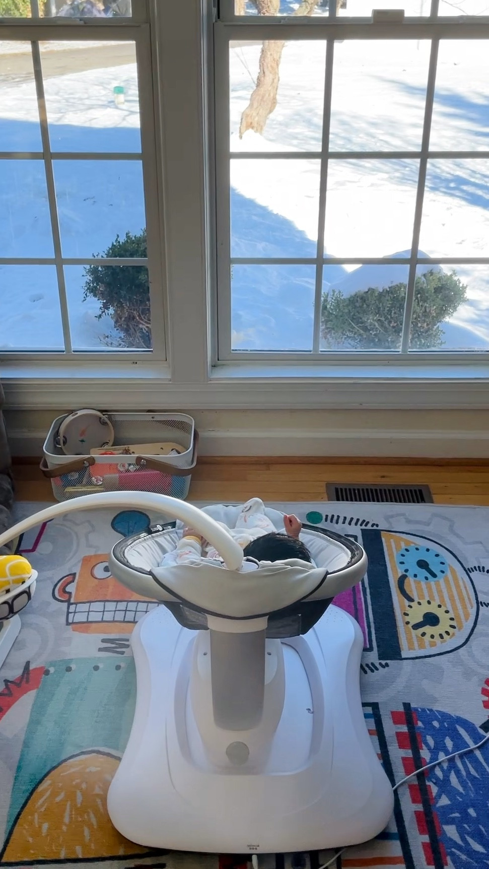 4 moms Mamaroo swing. We used the same swing for my son as well. 

#LTKKids #LTKBaby