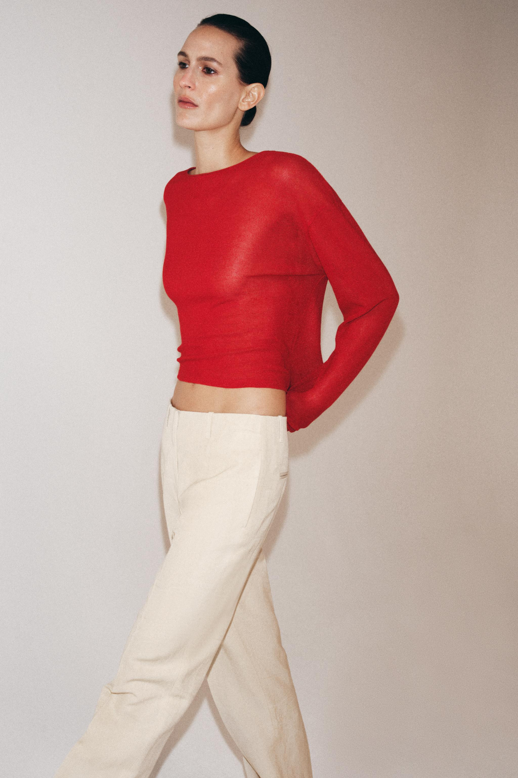 RUSTIC OPENWORK JUMPER | Zara US