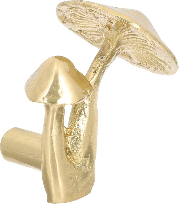 Mushroom Furniture Decorative Cabinet Brass Knobs Handle Retro Cupboard Pull Drawer Handles Funky... | Amazon (US)
