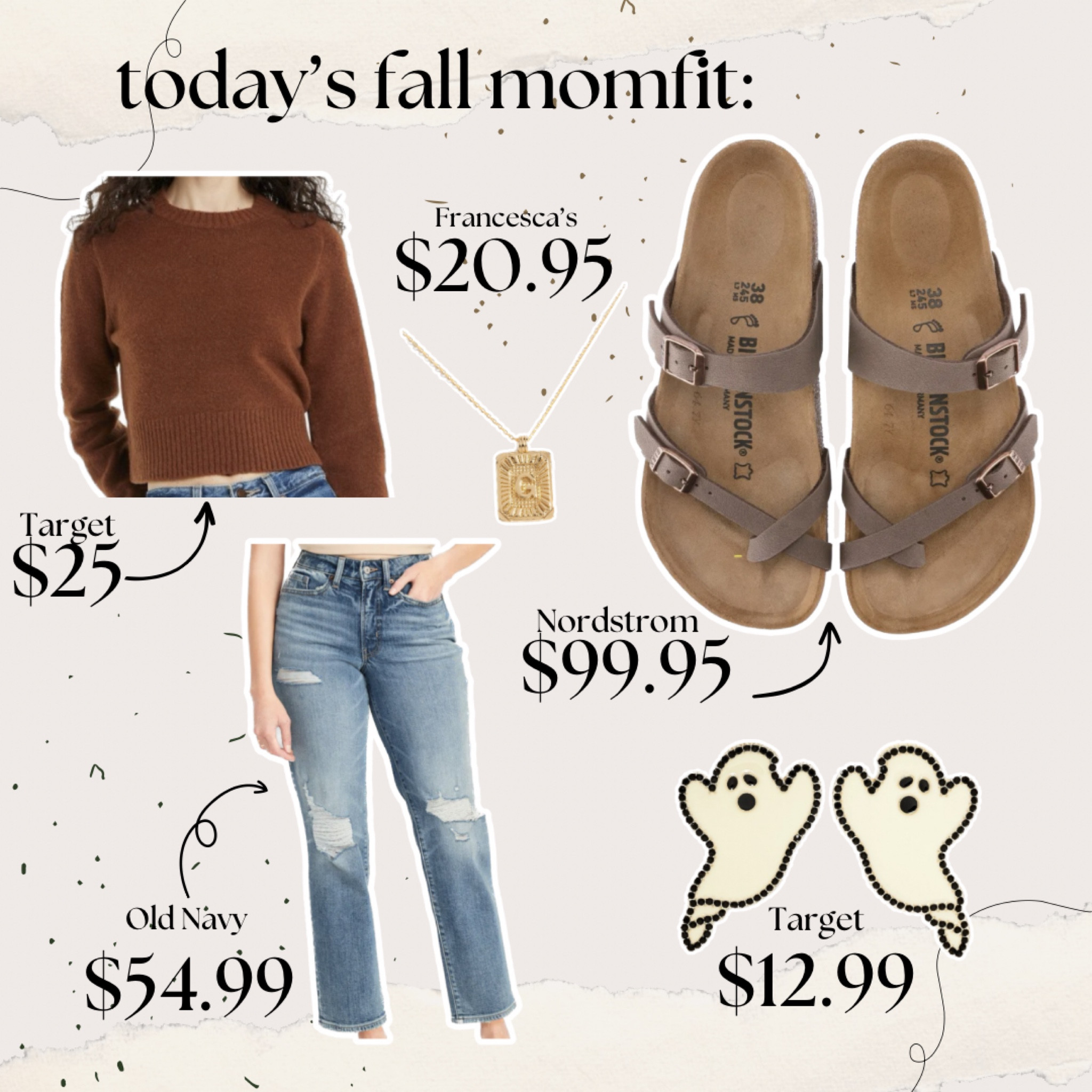 Today’s fall momfit: the sweater and earrings are on sale 30% off at target this week if you’re a target circle member! Original retail prices are listed. 

#target #oldnavy #fallfashion #LTKunder50 #outfitideas #ootd #mom #momfit

#LTKstyletip #LTKsalealert #LTKSeasonal