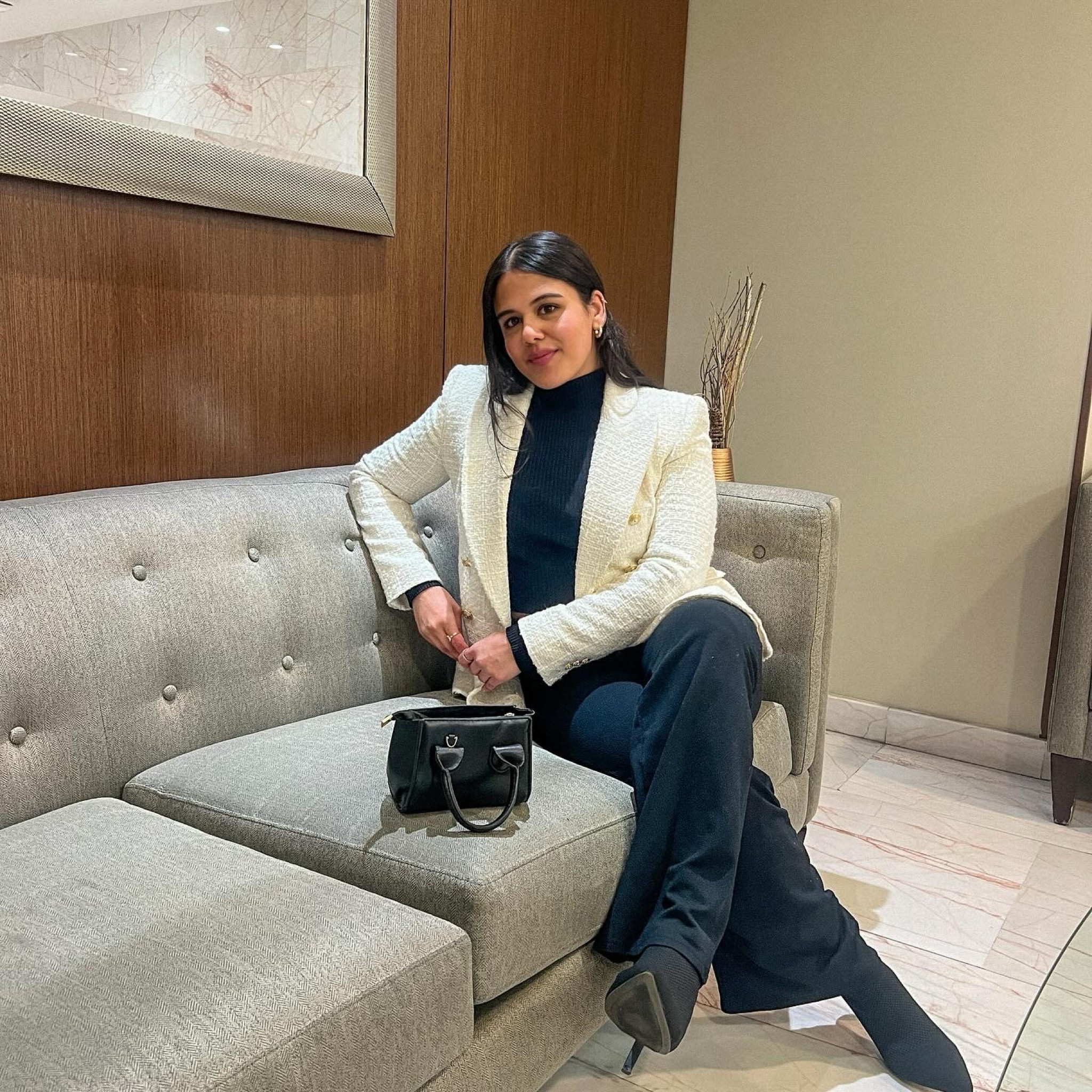 Dare to dazzle in your next business meeting with this bold, breathable look!

Finding that perfect work fit can be a game-changer for your career—what's your secret to staying stylish & professional?
Click to shop and upgrade your office wear game!
The turtleneck top is not only a trendy touch to your work wardrobe but its rubbed details offer that extra breathability for intense sessions. The high-waisted pants sculpt and support, making them a staple for both the office and post work evening plans. And these heels? They're the silent heroes, providing the comfort you need to power through the day. You're going to love how this outfit makes you feel unstoppable and stylish at the same time!

And let’s not forget about this white blazer. It puts the whole outfit together, making the most beautiful office ootd. 



#LTKworkwear #LTKstyletip #LTKmidsize