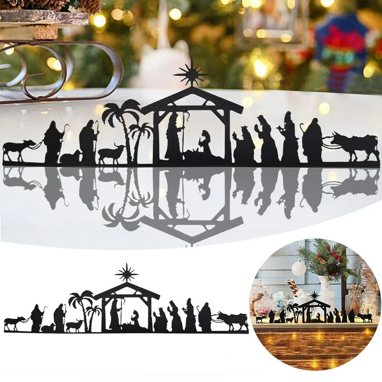 Riforla Christmas Decorations Indoor Sets for Christmas Indoor Metal Set with Base Christmas Deco... | Walmart (US)