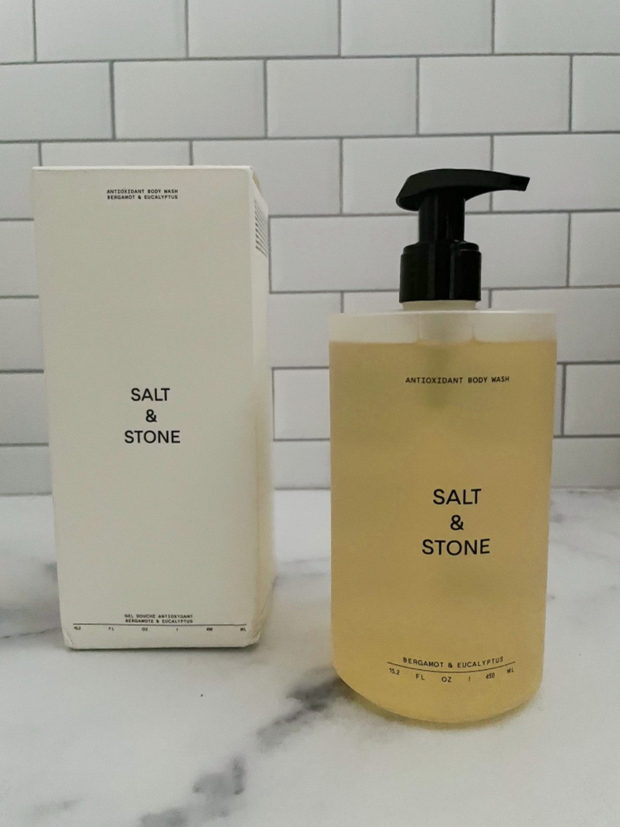 Salt & Stone Antioxidant-Rich Body Wash | Cleanse, Nourish & Soften Skin with Niacinamide & Hyalu... | Amazon (US)