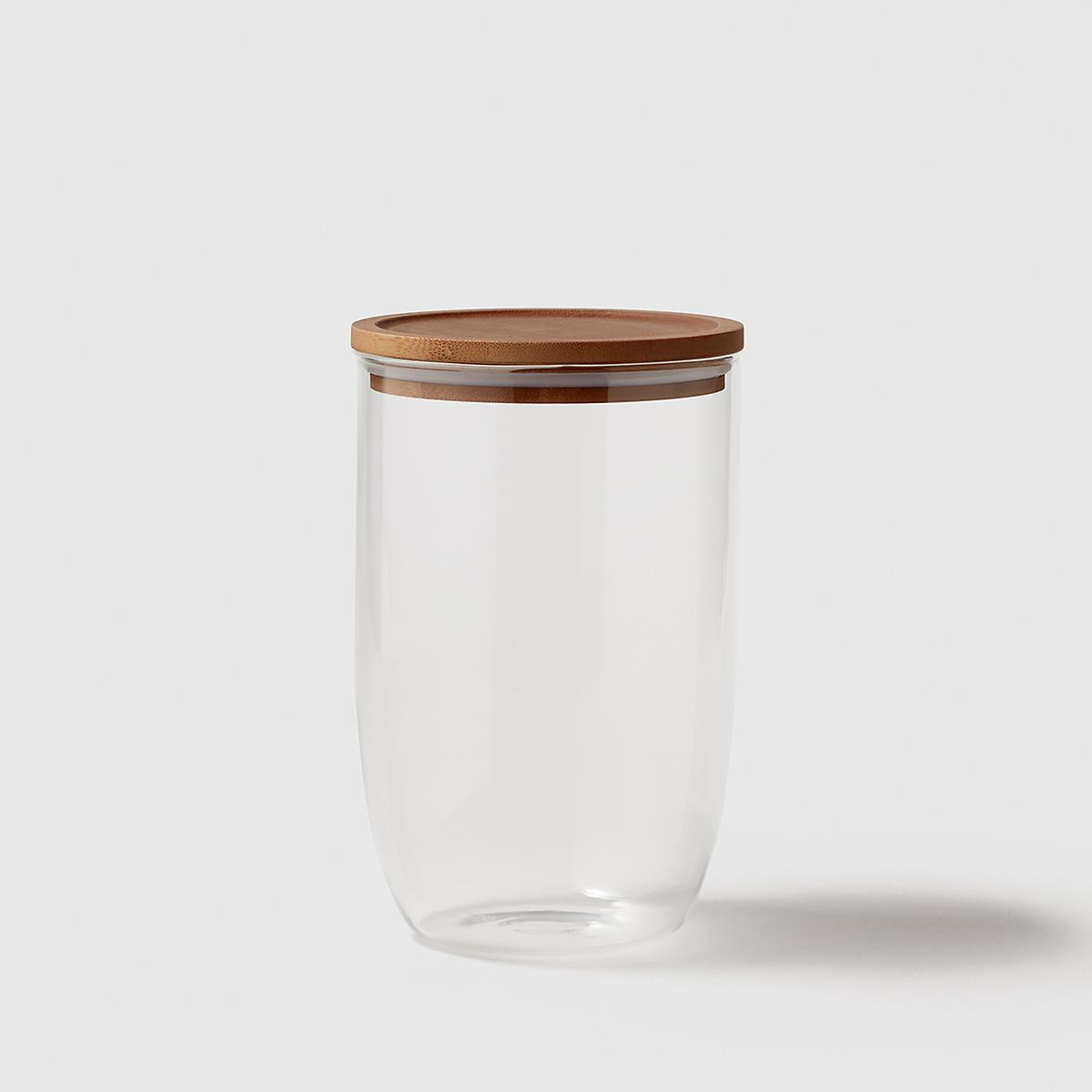 Marie Kondo Medium Modular Glass Canister Clear | The Container Store