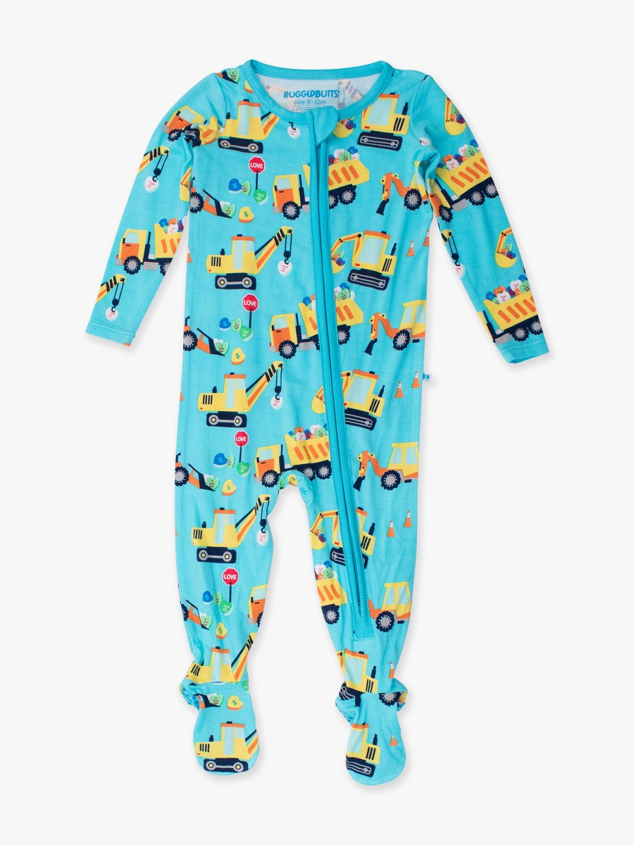 One Piece Footie Pajamas | RuffleButts / RuggedButts