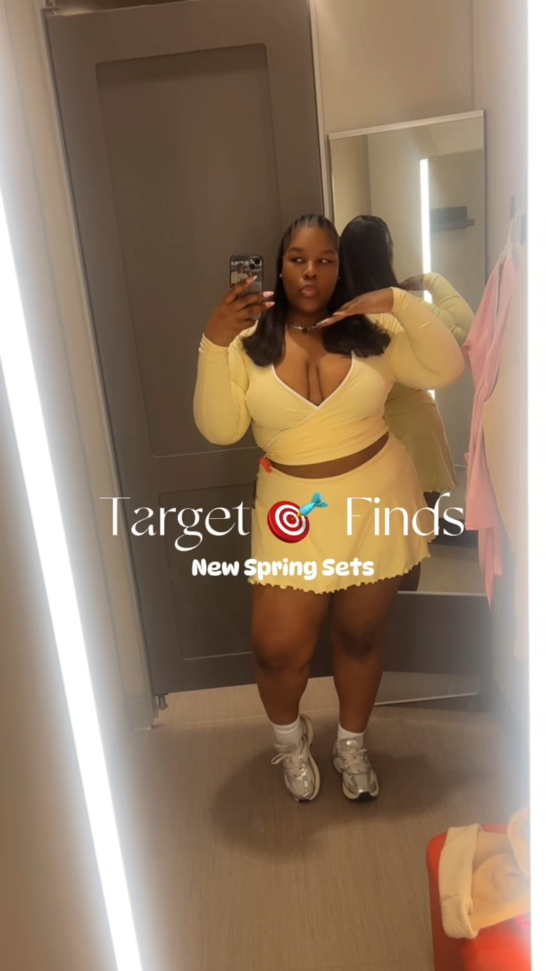 Target Finds : New Spring Skort Set 
Top: 1XL
Skirt: 1XL

#LTKgrwm #LTKPlusSize #LTKootd
