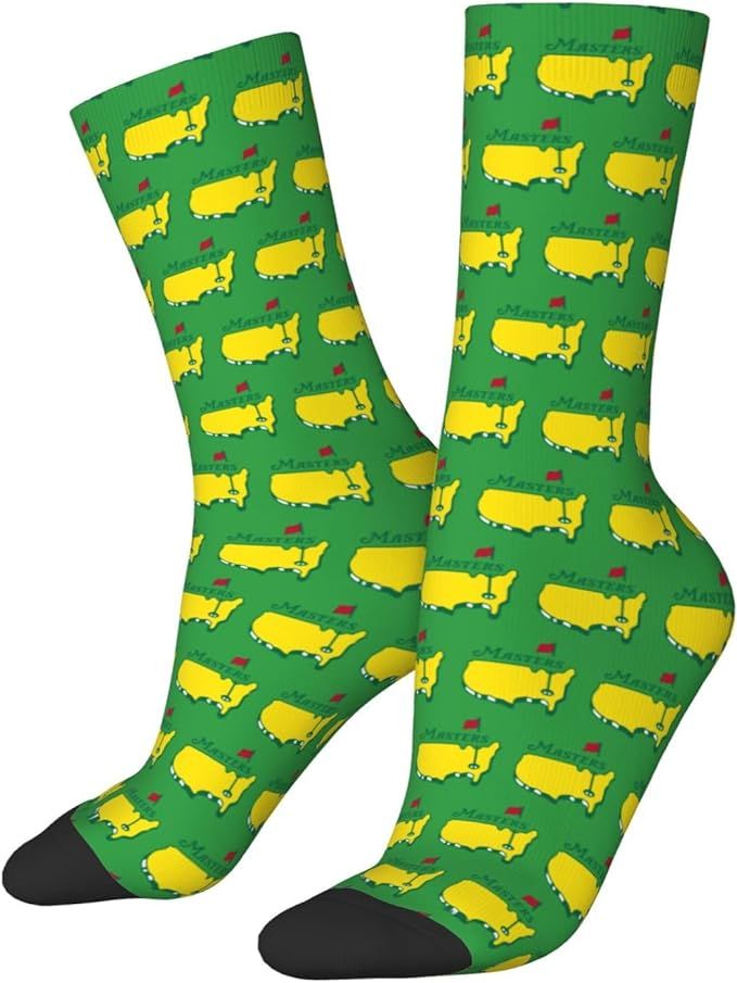 Golf Socks For Men Women Soft Breathable Crew Socks Athletic Socks | Amazon (US)