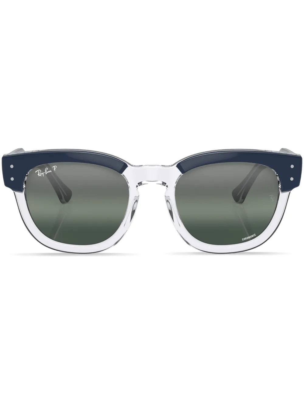 Ray-Ban Mega Hawkeye logo-lettering Sunglasses  | Blue | FARFETCH | Farfetch Global
