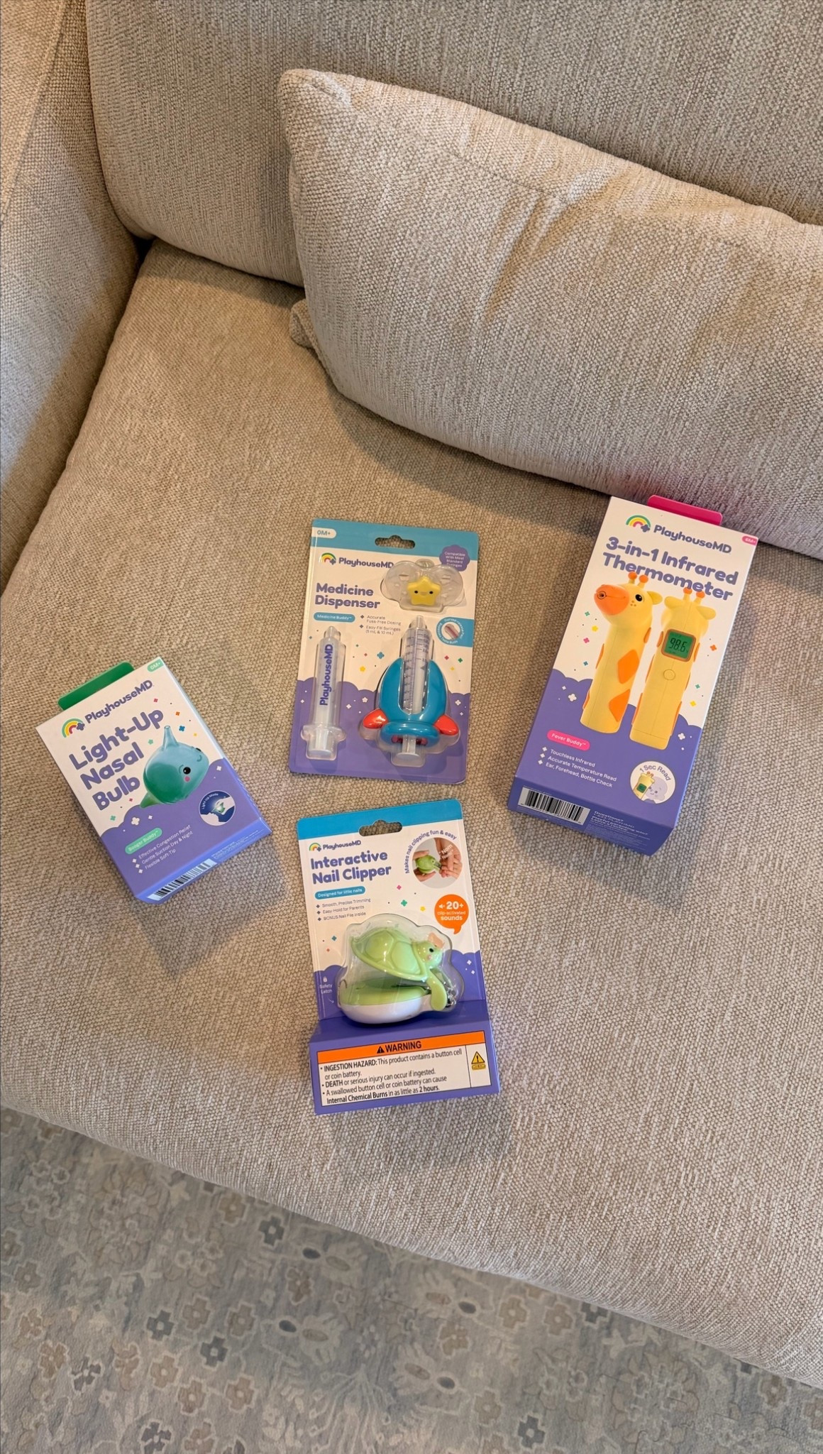 The cutest toddler & baby care essentials!! Baby thermometer, medicine pacifier, nasal care and nail clippers🤍

#LTKBump #LTKBaby #LTKKids