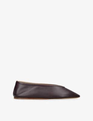Luna Slipper Leather Flats | Selfridges