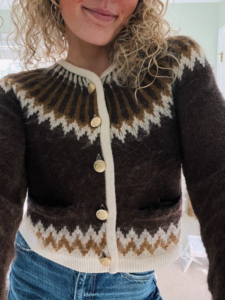 Linked similar cardigans to this brown Fair isle cardigan from J.Crew! These patterns have been some of my favorite this season 

// winter sweaters, patterned cardigans, classic style

#LTKSeasonal #LTKworkwear #LTKfindsunder100