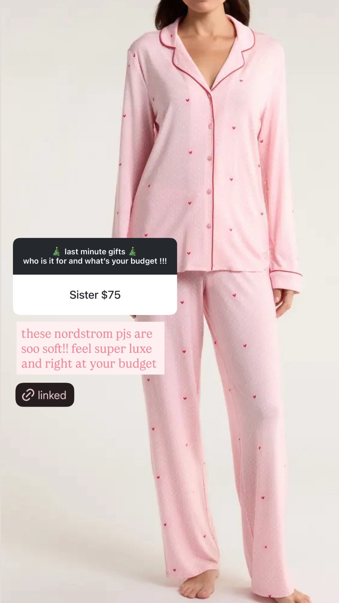 sister gift for $75 ❤️ love these pjs!   

#LTKHoliday #LTKselfcare #LTKGiftGuide