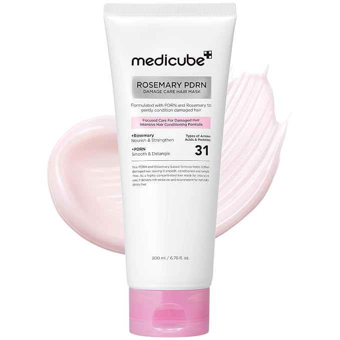 medicube Rosemary PDRN Deep Damage Care Hair Mask | Intensive Bonding Care for Over-Damaged Hair ... | Amazon (US)