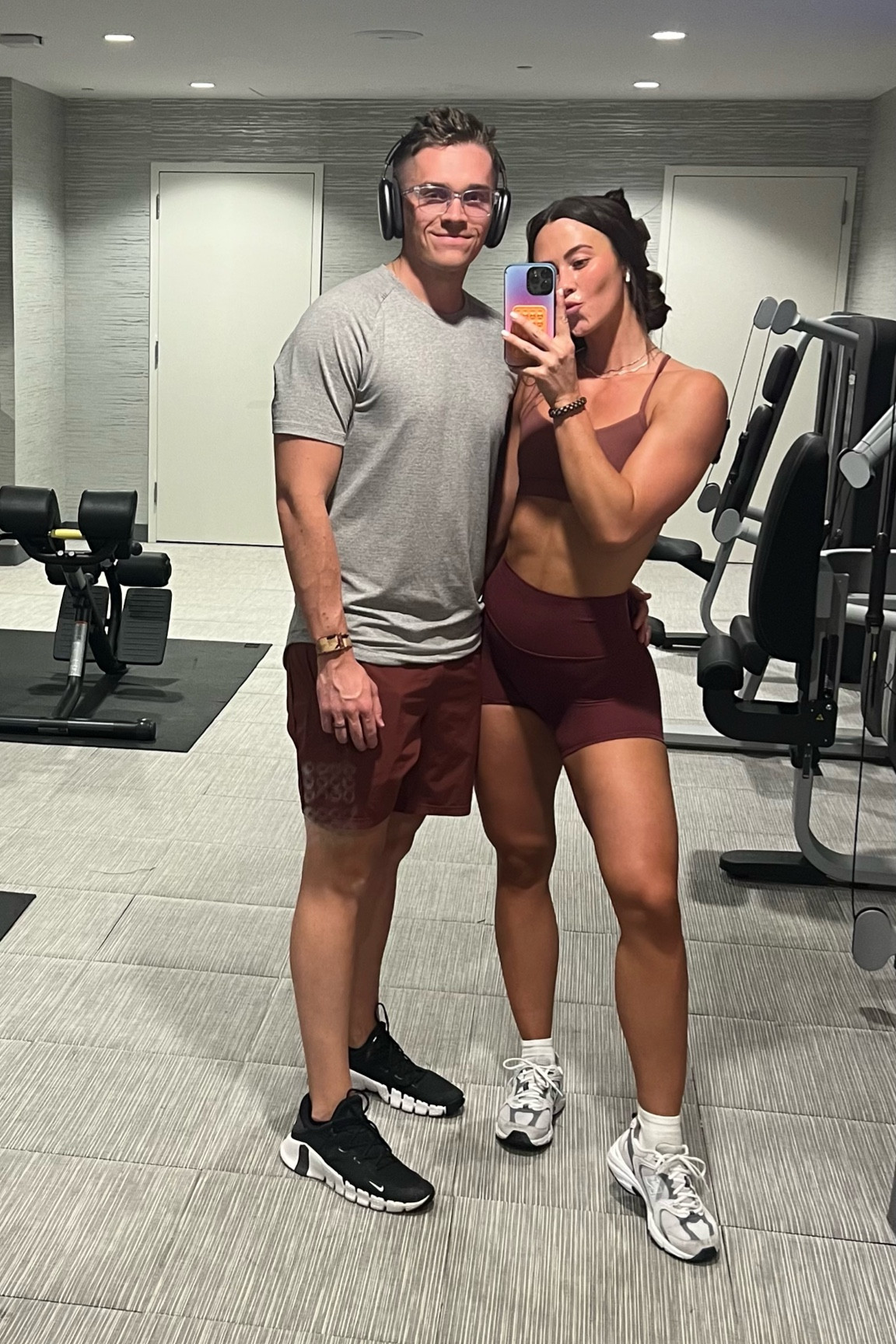 Literally every thing you see in this pic is linked ❤️ even Brens fit  Brens favorite workout shoes are on major sale!! He loves them for weightlifting & walking. I linked my shorts in 4” & 6” because I love both BUT here I’m wearing the 4”. Also!!! Don’t sleep on these amazon socks. They’re the best socks ever. 

#LTKfit #LTKsalealert
