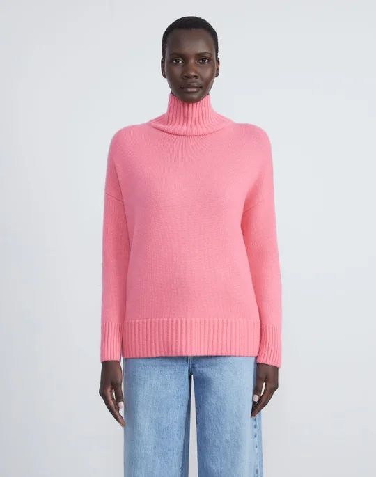 Cashmere Stand Collar Sweater | Lafayette 148 NY