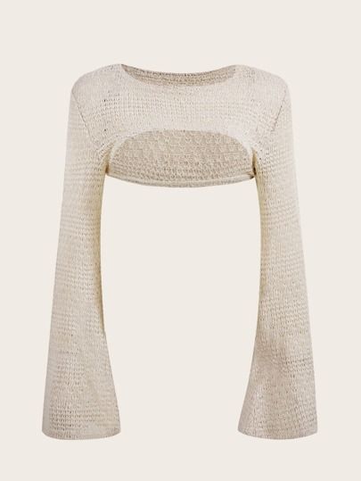 Solid Super Crop Sweater
   SKU: sw2208262411411391      
          (119 Reviews)
            US$... | SHEIN