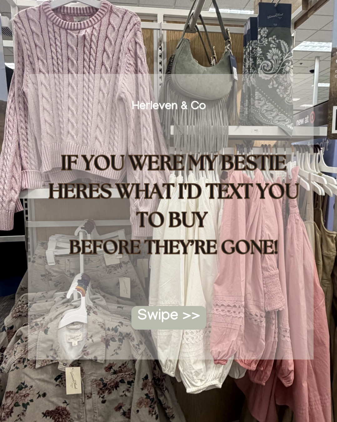 If you were my bestie… this is exactly what I’d text you to run to Target and grab before it sells out.

The spring pieces at Target right now are GOOD 🌸☀️Basically… I did the Target scouting so you don’t have to.

#targetfinds
#targetstyle
#targethome
#targetdecor
#targetfashion
#targethaul
#targetdoesitagain
#springtargetfinds
#budgetfriendlystyle

#LTKSpringSale #LTKHome #LTKspringtrends