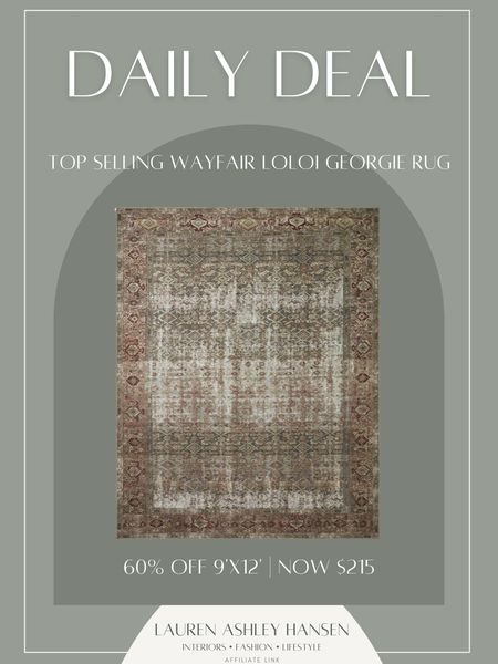 Our favorite Loloi rug and a top seller too! This beautiful area rug is up to 64% off right now depending on size. You can get a substantial sized option for as low as $215!!

#LTKHome #LTKStyleTip #LTKSaleAlert
