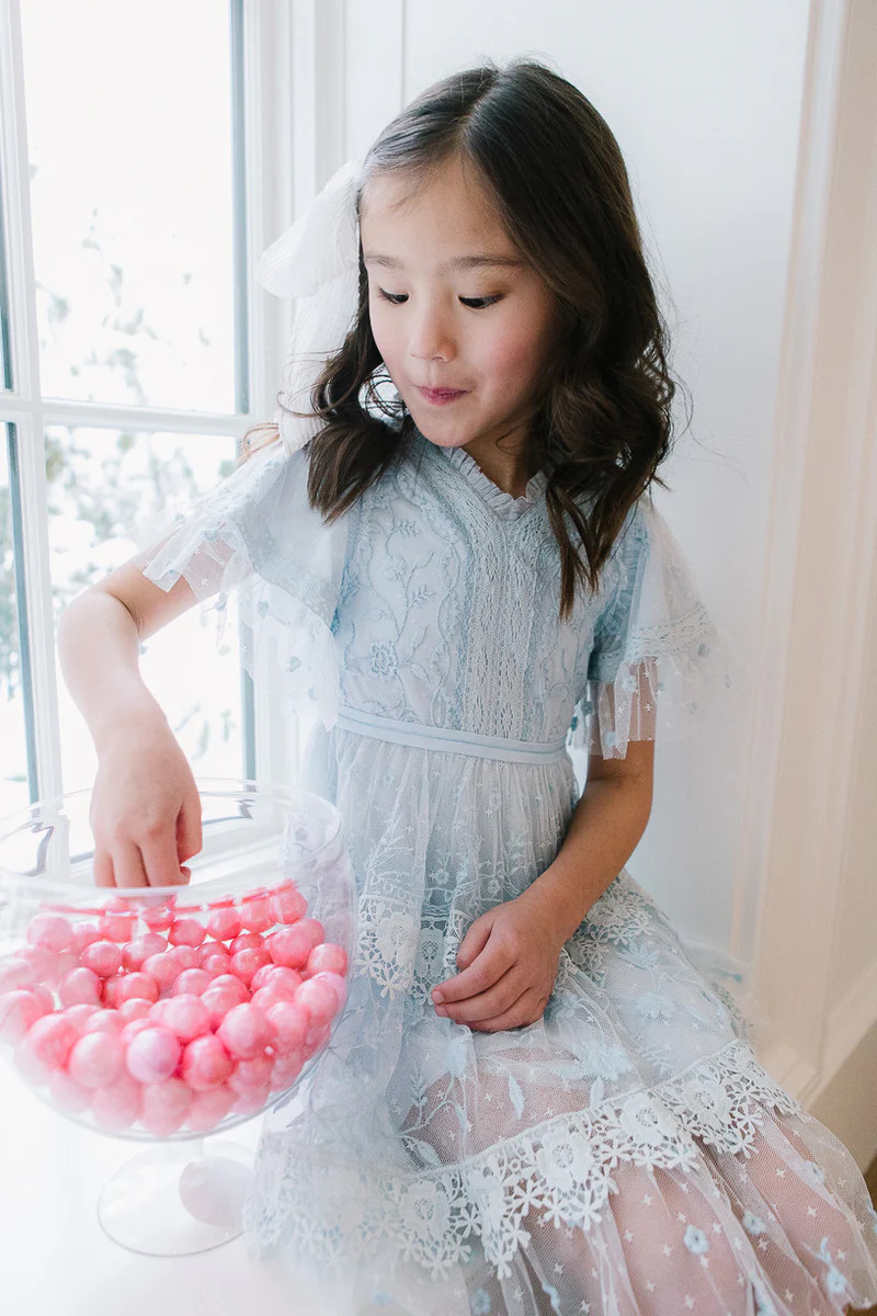 Mini Jules Dress in Baby Blue | Ivy City Co