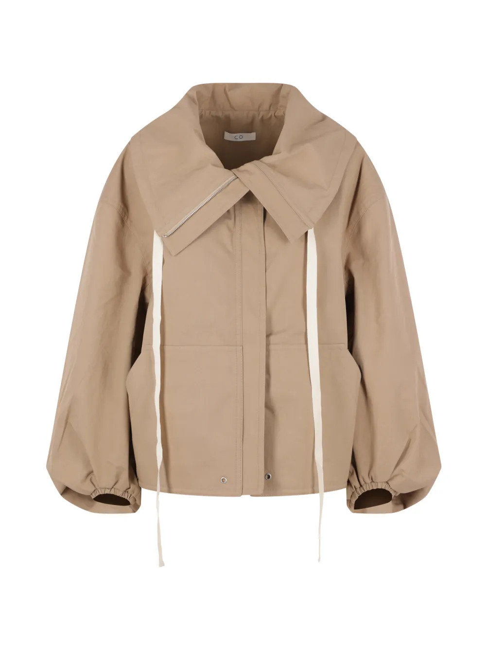 zip-up collared jacket | Farfetch Global
