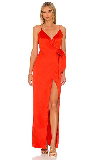 The Mackenzie Gown in Red | Revolve Clothing (Global)