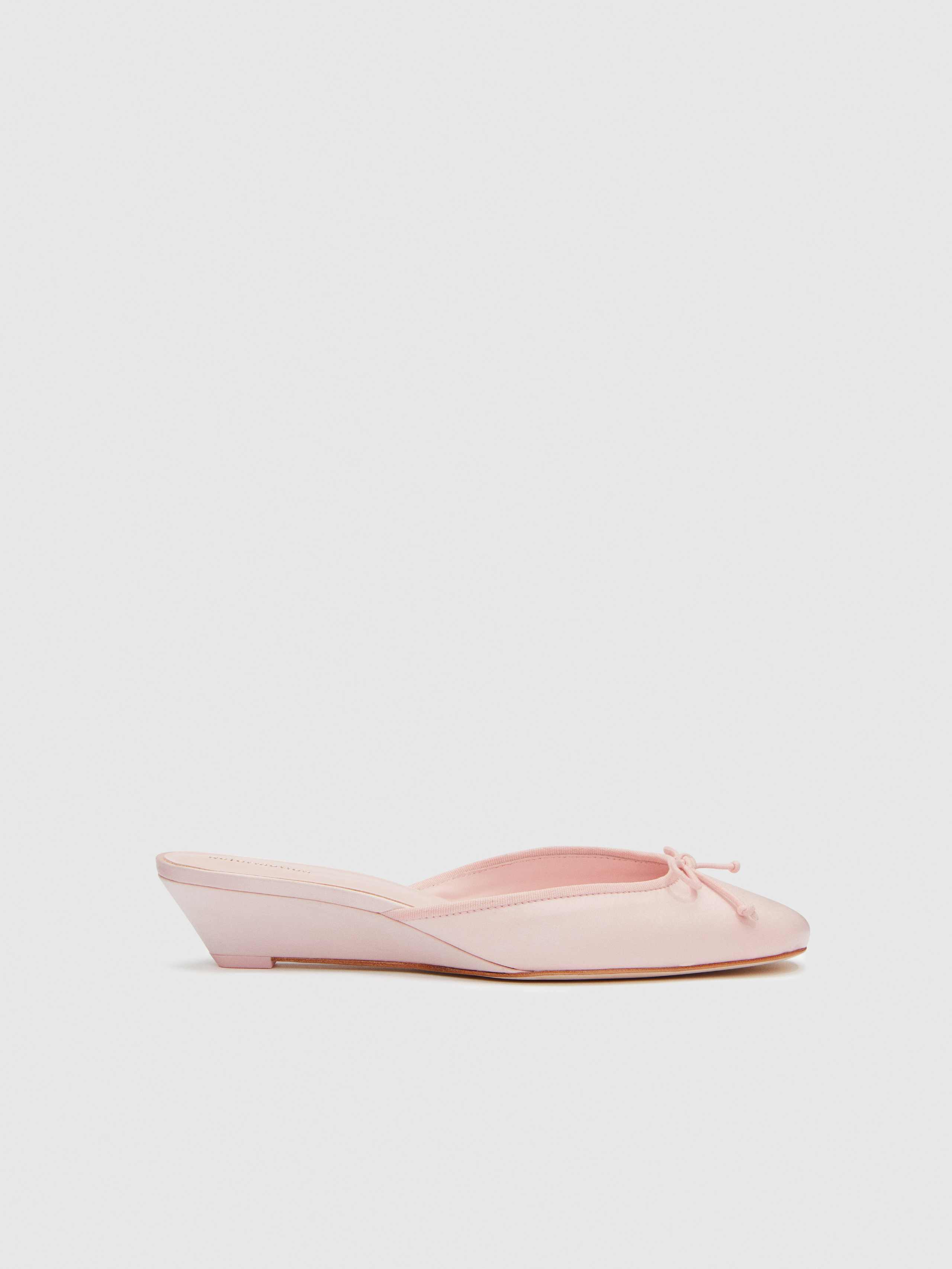 Reformation Tilda Heeled Mule Pink 7.5 | Reformation (Global)