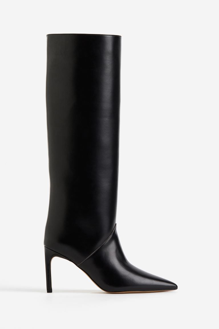 Knee-high Heeled Boots | H&M (US + CA)