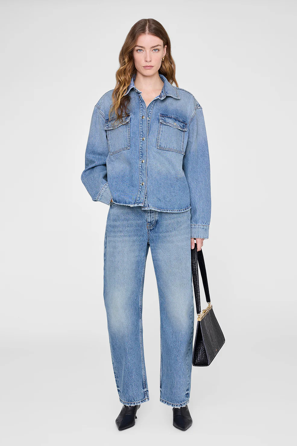 Paxton Shirt - Baltic Blue | Anine Bing