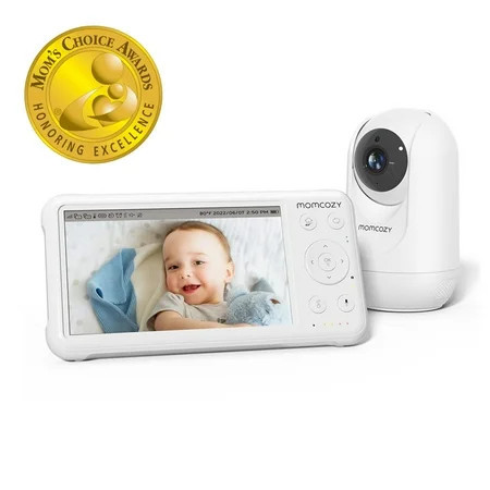 Momcozy Video Baby Monitor, 5'' Display, 1080P HD, Infrared Night Vision, Long Range, 2-Way Talk | Walmart (US)