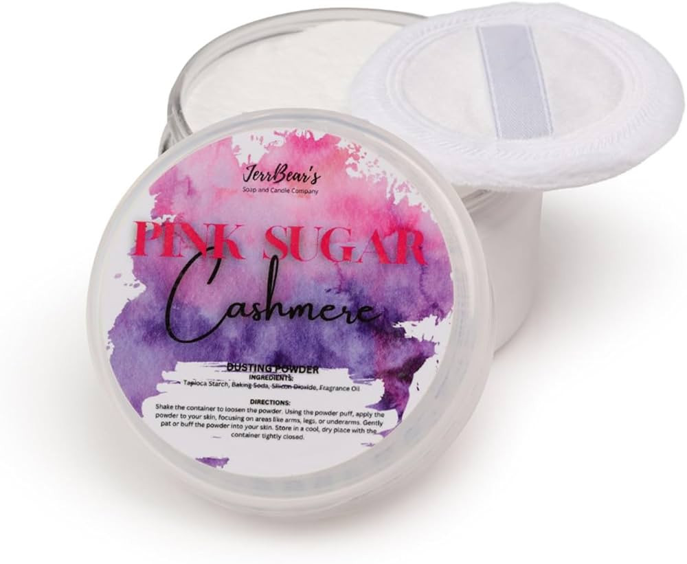 Pink Sugar Cashmere Dusting Powder, Talc Free Body Formula for Women, Soft Scented Skin Care, Gen... | Amazon (US)