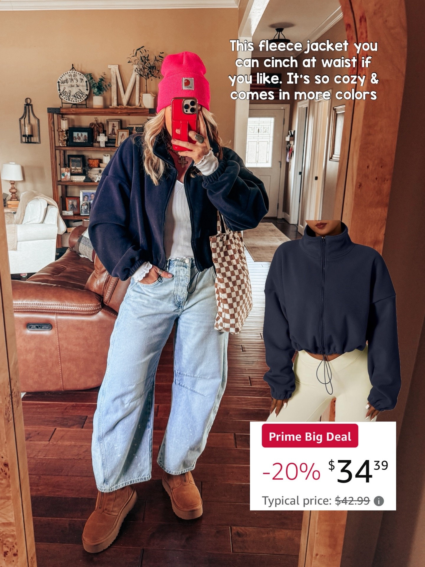 This fleece jacket so so cozy and I love that you can cinch the waist. I’m in a size medium in the jacket. 


#LTKOver40 #LTKSaleAlert #LTKStyleTip