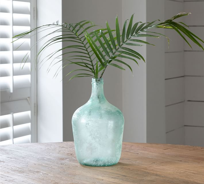 Frosted Recycled Glass Demijohn Vase | Pottery Barn | Pottery Barn (US)
