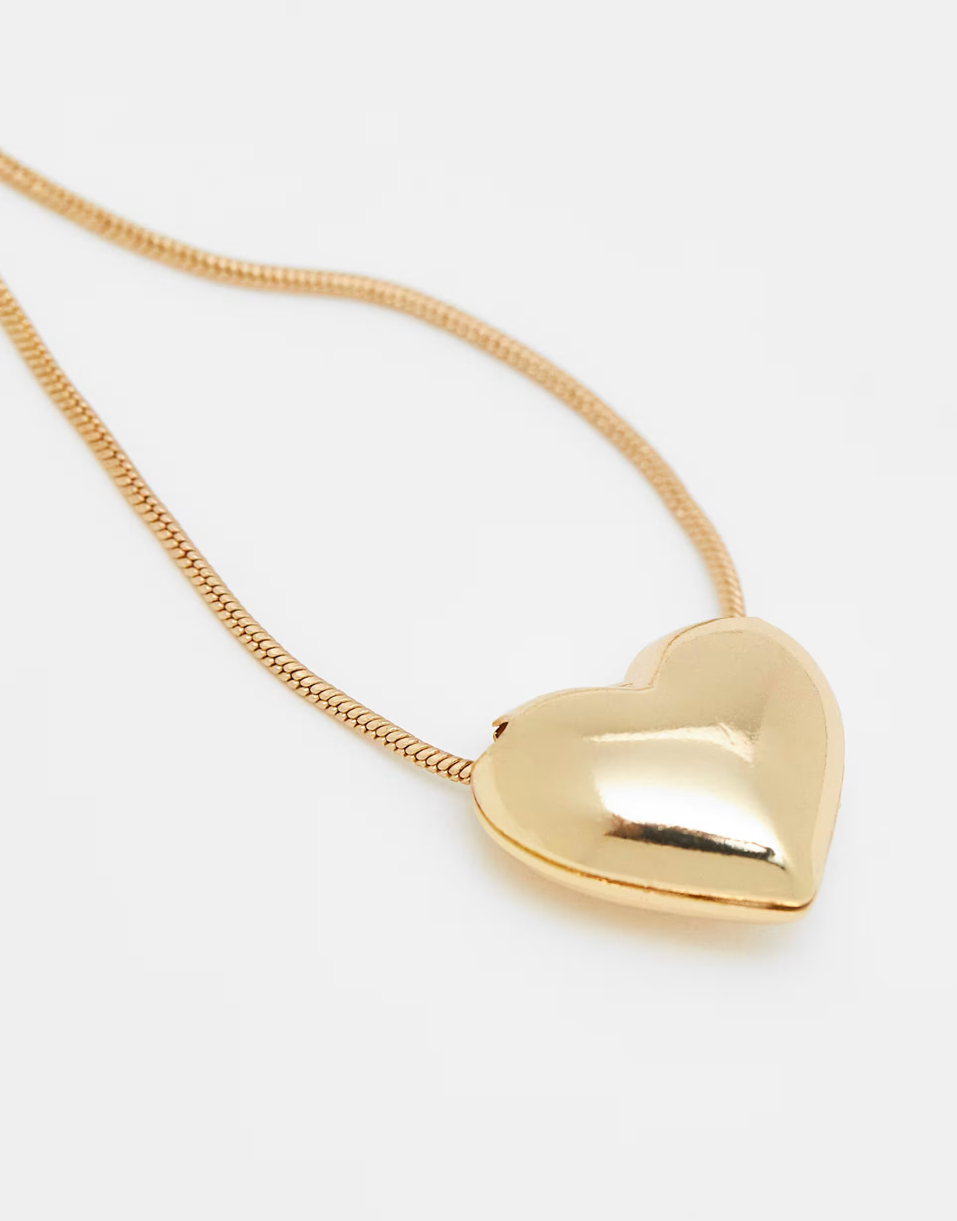DesignB London heart pendant necklace in gold | ASOS (Global)
