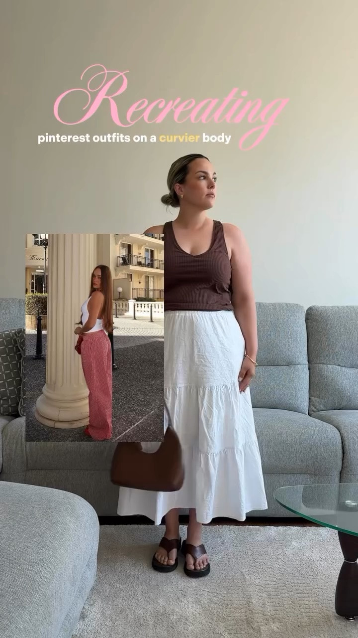Recreating Pinterest outfits as a curvier midsize size 12 ♥️

Didn’t have the exact pants in my closet for this but we use what we have and the vibe feels the same!! 

#midsizeoutfits #pinterestoutfit #pinterestfashion #size12 #summeroutfits