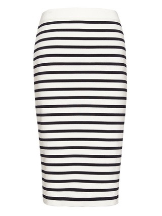 Stripe Knit Pencil Skirt | Banana Republic US