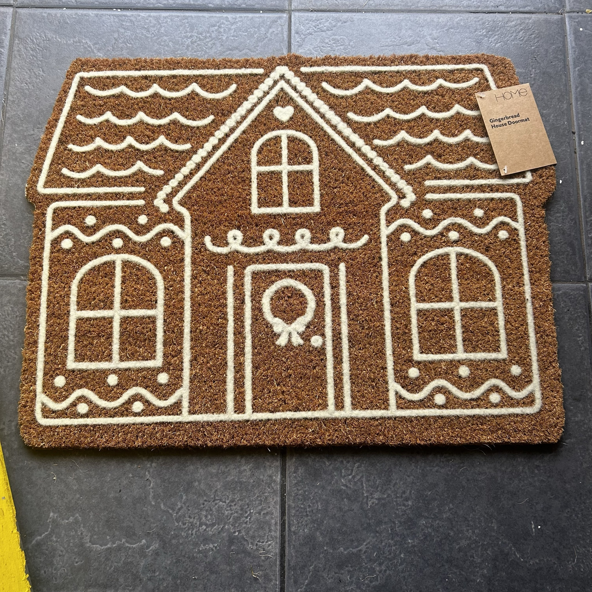 Cute gingerbread door mat £6 