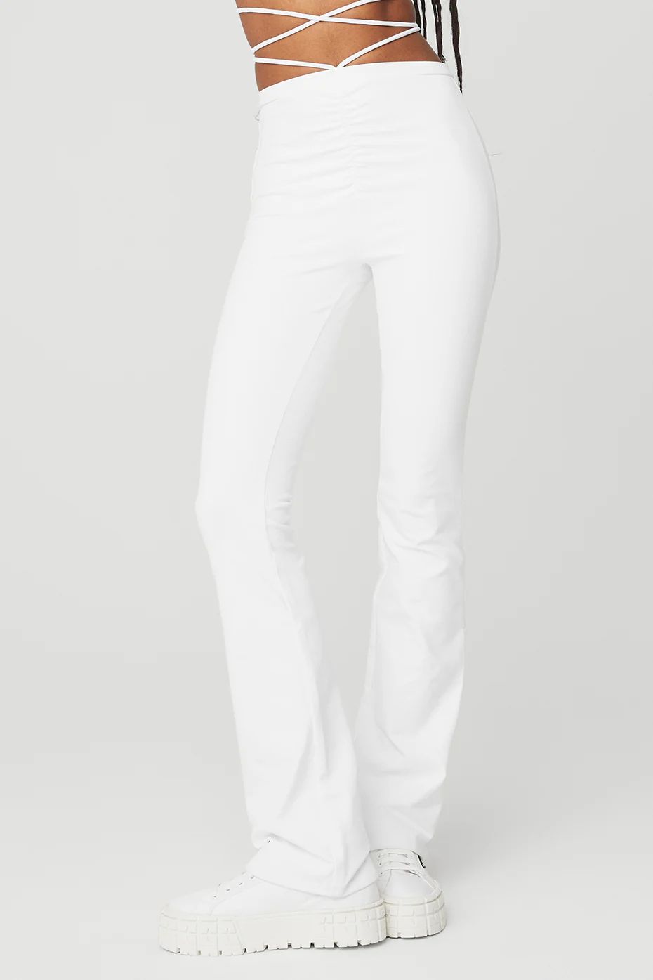 High-Waist Airbrush Legging - White | Alo Yoga