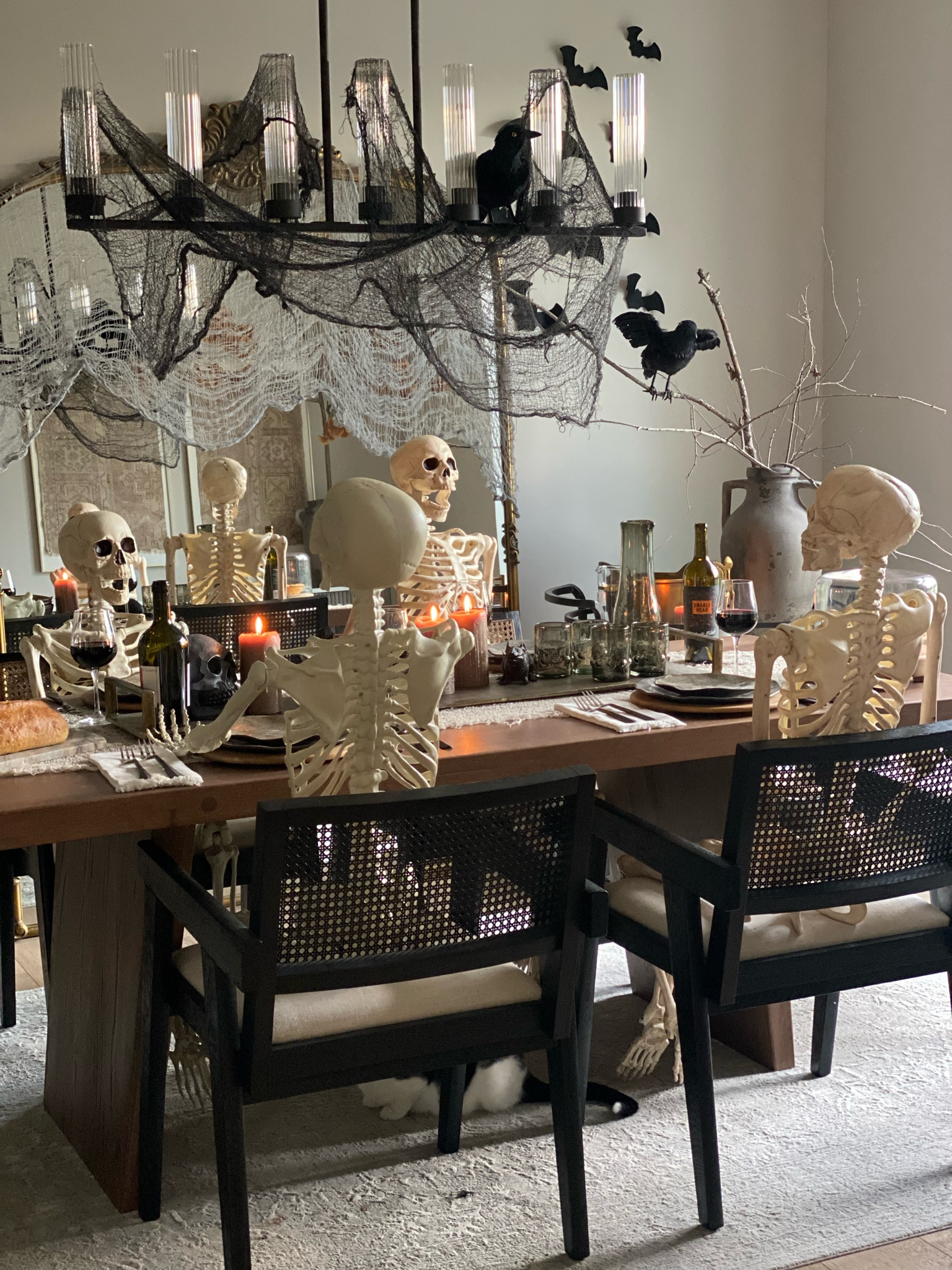Spooky dining room
