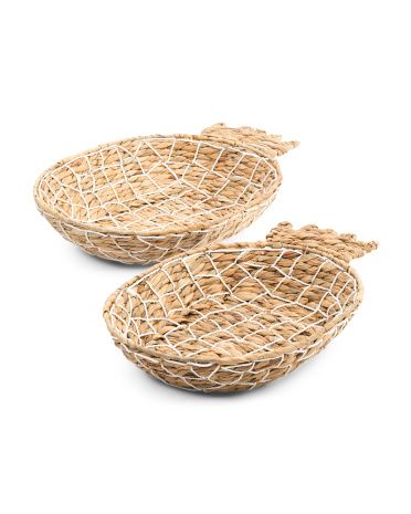 2pk Pineapple Baskets | TJ Maxx