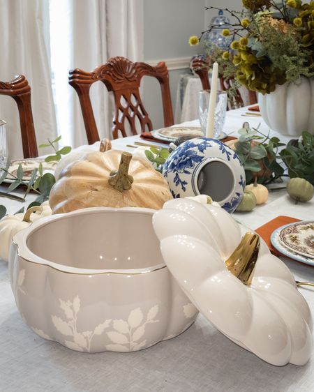 This soup tureen is perfect for fall soup and Thanksgiving | Walmart find | home decor

#LTKSeasonal #LTKhome #LTKfindsunder50