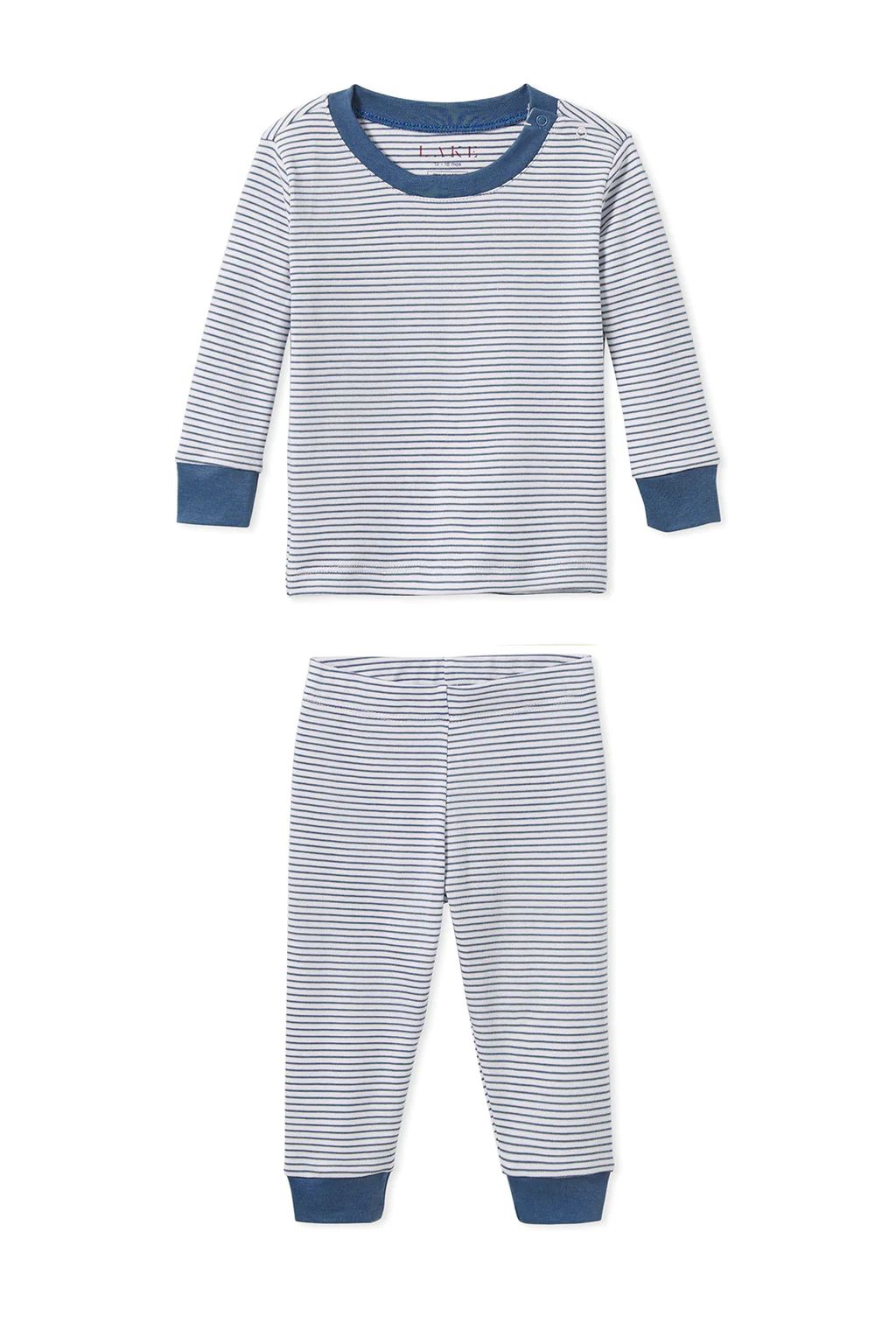 Baby Long-Long Set in Classic Navy | Lake Pajamas