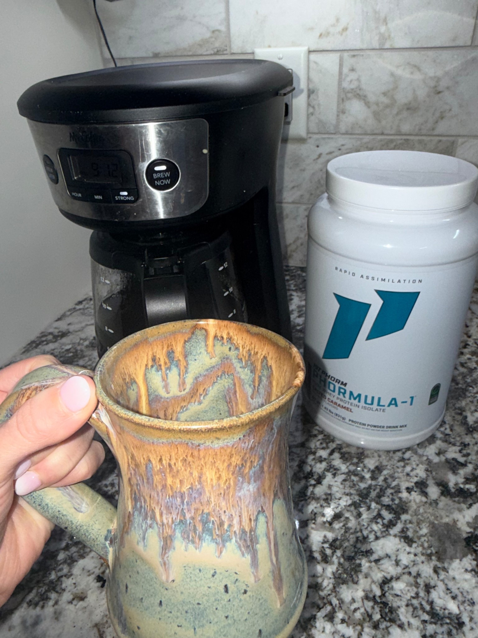 Protein Coffee Daily! 

Protein @1st Phorm 
Mug- Keith Martindale Pottery 📍Seagrove, NC 

#LTKfitnessgoals #LTKmorningroutine #LTKselfcare