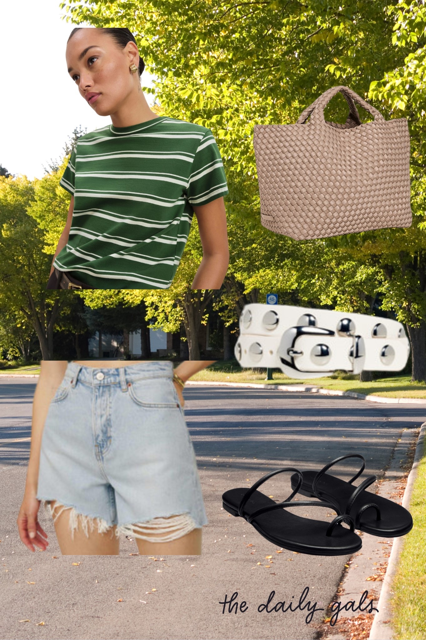 Mom Mode!
Drop-offs, summer camps, snack refills, repeat. This striped tee + cutoffs combo is comfy enough for all-day movement but still feels cute and put-together. Threw on my go-to sandals and trusty naghedi tote— this is a repeat fit for sure! 

#MomUniform #DailyGalsLook #CasualCool #SummerStyle #RealLifeOutfit

#LTKSeasonal #LTKKids #LTKSummerEdit