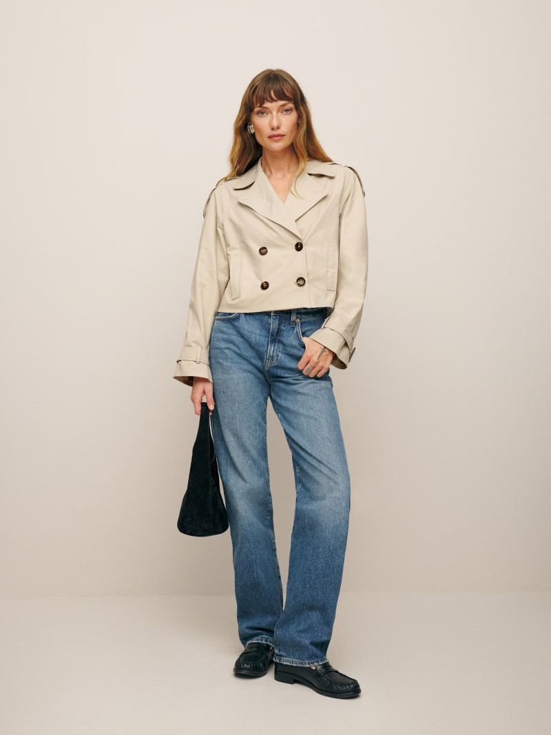 Brooklyn Cropped Jacket | Reformation (Global)