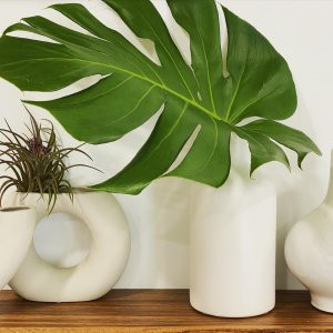 Faux Green Monstera Leaf Stem | West Elm (US)