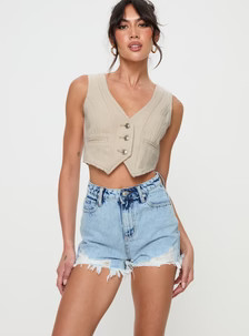 Anne Denim Shorts | Princess Polly US