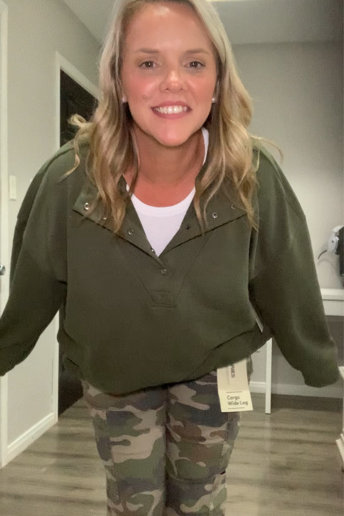 Found the viral camo pants from Walmart! They're super cute and comfy! Whole outfit from head to toe is Walmart! Everything is 🔗 for you! #walmart #viral

#LTKFallSale #LTKSeasonal #LTKStyleTip