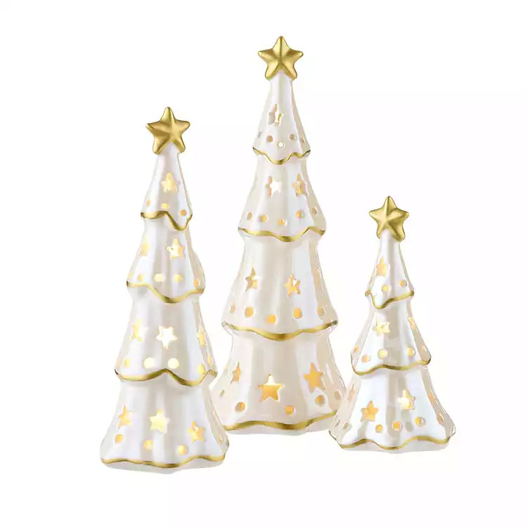 New! Iridescent Ceramic Star LED | Kirklands