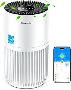GoveeLife Mini Air Purifier for Bedroom, HEPA Smart Filter Air Purifier with App Alexa Control fo... | Amazon (US)
