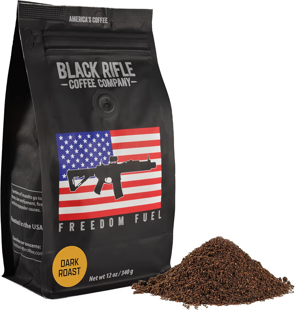 Black Rifle Coffee Company Freedom Fuel, 12oz Bag, Ground Coffee Dark Roast - Roasted Blend Made ... | Amazon (US)